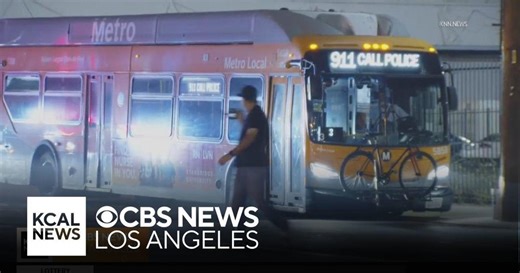 A bus passenger is dead and a suspect is in custody following a downtown LA Metro bus hijacking