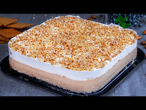 Gyors és sütés nélküli torta, tökéletes az elfoglalt háziasszonyok számára| Ízletes TV