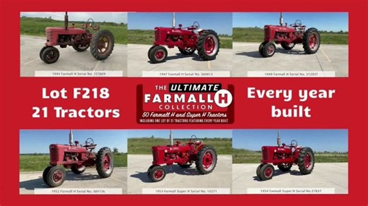 Mecum Gone Farmin' 2022 Fall Premier TV Spot, 'Ultimate Farmall H Collection'