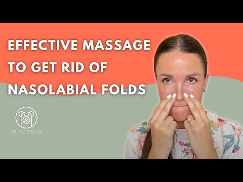 Get rid of Nasolabial folds (smile lines) using a very simple and effective massage