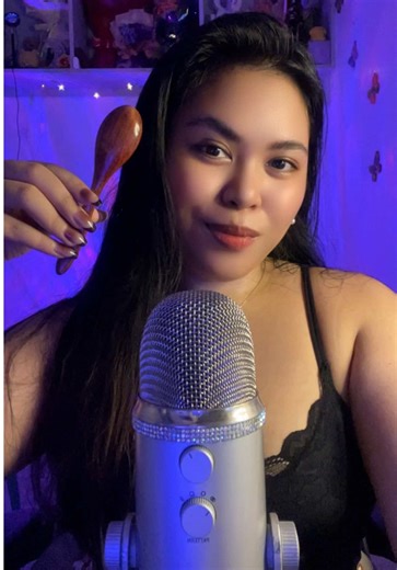 Tapping wooden spoon 🥄 #tapping #asmr #mouthsounds #fypシ゚ #fypシ゚viral