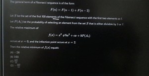 The general term of a Fibonacci sequence is of the formF(n)=F(... | Filo