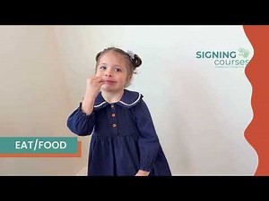 Learn the ASL Sign for EAT / FOOD | Deaf, like David | Signing Courses