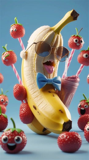 Banana Whispering Smoothie ASMR 😂🍌 #fyp #asmr #asmrsounds #aiasmr