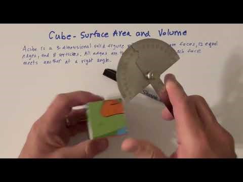 Measuring and Calculating the Surface Area and Volume of a Cube