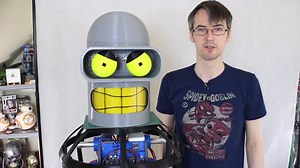 How to create your own Futurama Bender with a 3D printer. | James Bruton