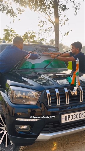 Gaurav Shukla on Instagram: "Jai Hind | GauravShukla6777 | ⚠️ Must Read 👇 According to the Flag Code of India, paragraph 3.25 states that when the Indian National Flag is in a damaged or soiled condition, it should not be discarded carelessly but must be destroyed entirely in private, preferably by burning, to maintain its dignity. . . . . . . #gauravshukla6777 #youtube #scorpio #trending #blackscorpio #republicday #indian #tiranga #indianflag"