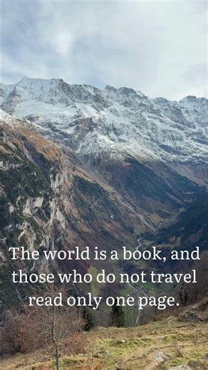 The World Is a Book 🌍 | Life-Changing Travel Quote to Inspire Your Next Adventure