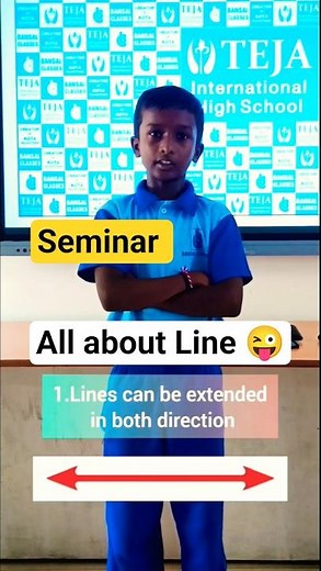 what is line ? by class 6 student #seminar #schooltime #line #student