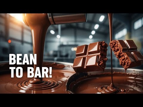 How Chocolate Is Made – From Bean to Bar | Inside Chocolate Factory Process