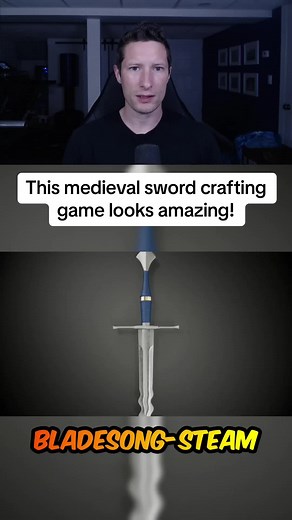 A new medieval sword making game bladesong #medievalgames #indiegames #swordmaking #medieval #blacksmith #newgame