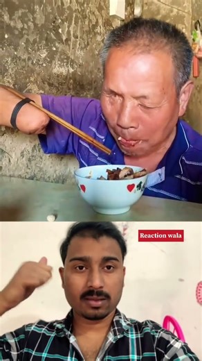 Blind armless man eating food | #shorts