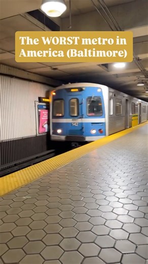beckography ✈️ on Instagram: "The Baltimore Subway (yes, it exists, and it sucks)"