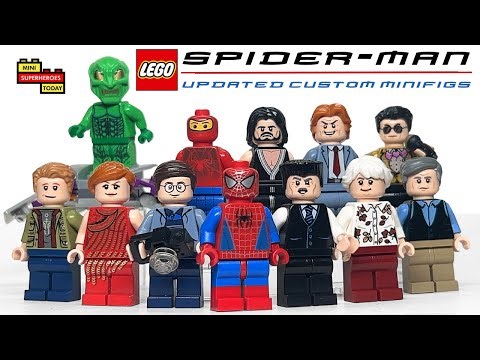 LEGO Spider-Man (2002 Movie) UPDATED Custom Minifigure Showcase
