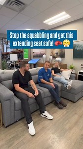 No more grumpy faces if they don’t get the chaise, everyone can have a lounger with this power extending seat sofa! #sofa #sectional #chaise #powerchaise #powerextendingseat | International Furniture Wholesalers