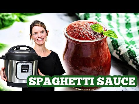 Instant Pot Spaghetti Sauce