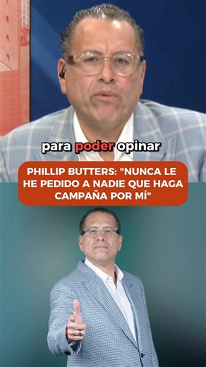 #PBO | Phillip Butters: "Nunca le he pedido a nadie que haga campaña por mí" ✅ No te pierdas PBO noticias de 5 a 10 a. m. por Movistar canal 35, 735 HD, Claro HD 515 y Claro TV 23 📻 PBO radio 91.9 FM ¡La radio con fe! | PBO