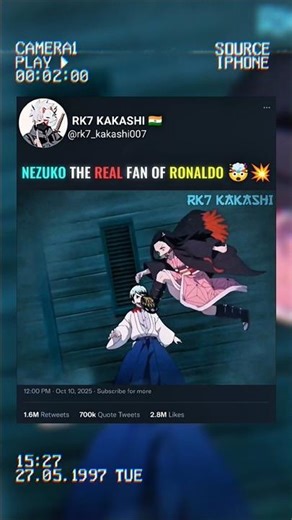 NEZUKO THE FOOTBALLER 🥶💥#shorts #anime #demonslayer