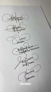 Random Signature Names Part 30 #artbyjadmerc #signatureart | Art by Jadmerc