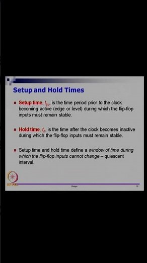Flipflop Setup and Hold Time