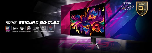 MSI introduces a new 32-inch QD-OLED curved gaming monitor, offers 240Hz refresh rate - Gizmochina