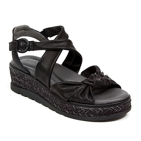 Jambu Diana Leather Demi Wedge Sandal | HSN