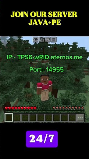 Join My Minecraft Server FREE! 😱 Java + PE 2026 | No Whitelist #minecraft #java+pe #sever #trending