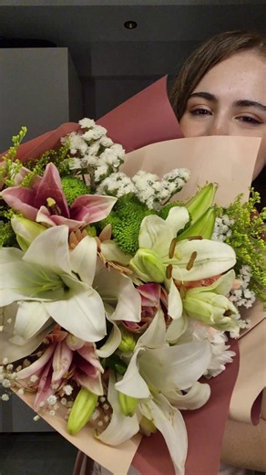 liliess💞 #lilies #boquet #flowers #flower #pinkflower #prom2026