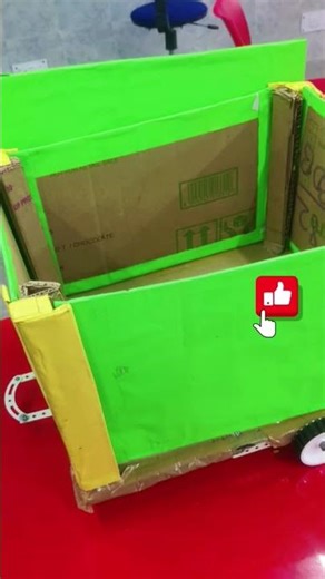 Rough model of prototype of krishi kart using cardboard #Madein3D