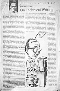 Science and Technology Writing: tips and resources for contestants in the press conferences (district, division, regional, and national)