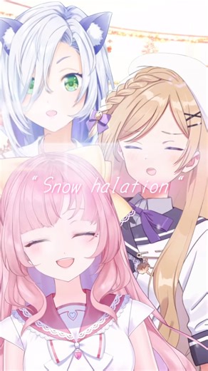 Love is pure💜🩷🩵 "Snow halation / μ's" [my dear. production/Rayura Ooi] #shorts #snowhalation #μs ...