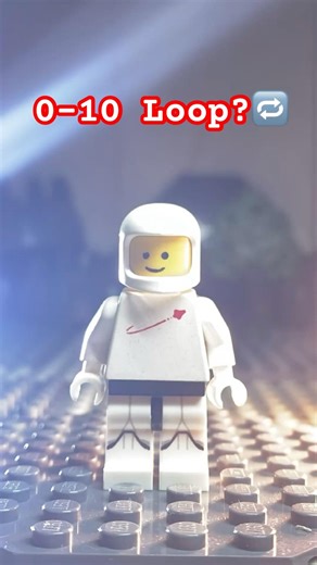 Lego space guy jumps!!