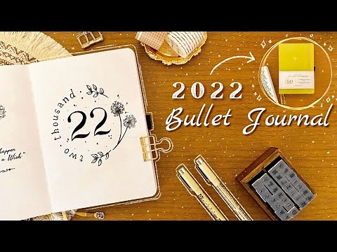 2022 Bullet Journal Setup - Beginner Friendly Yearly BuJo