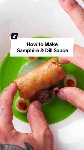 How to Make Samphire and Dill Sauce for Seabass