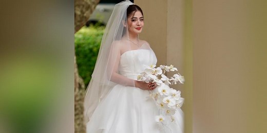 A closer look at Shaira Diaz's wedding gown from South Korea