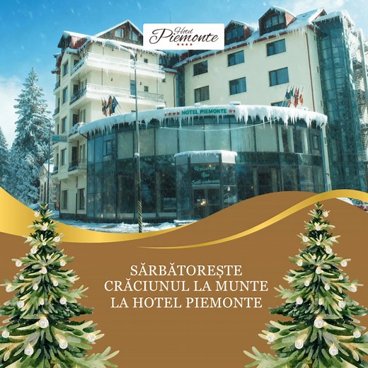 🎄 Trăiește magia Crăciunului în inima munților la Hotel Piemonte! Îți dorești un Crăciun de neuitat, într-un cadru montan spectaculos, înconjurat de aer curat și liniște? Pachet de Crăciun – de la 219 €/persoană: ❄️ 3 nopți cazare cu DEMIPENSIUNE ❄️ Vizita lui Moș Crăciun și cadouri pentru copii ❄️ Program festiv de Ajun și în seara de Crăciun 📍 Valea Prahovei, Predeal📞 Rezervări: 0268 455 849 / piemonte@karpaten.ro | Hotel Piemonte - Predeal
