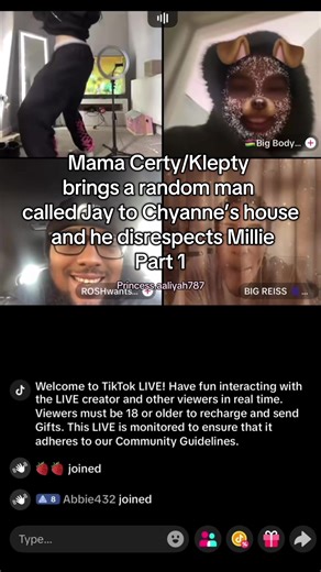 In her best Ali G impression, Mama Klepty/Certy/BasementRat invites a random man called Jay that she met on Snapchat to Chyanne’s house. He then disrespects her, Chyanne, Millie, and tells them to suck their mothers 🙂‍↔️🙂‍↔️🙂‍↔️ #fyp #mamacerty #bassbrat #milliedreams #chyanne