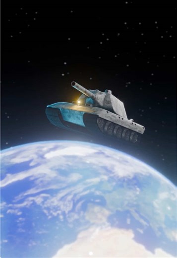 E-100 Tank Takes to Space in Hilarious Animation
