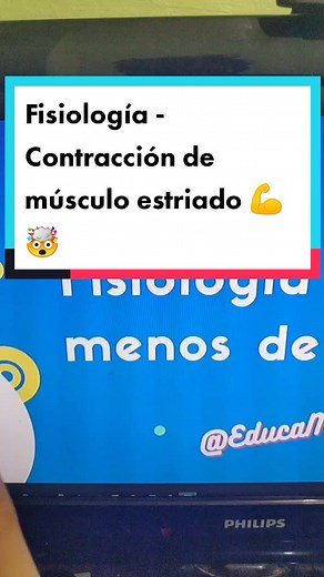 #Fisiologia en menos de 1 min ❤️. #contraccion del #musculo estriado 💪. #estudiantesdemedicina #medicina