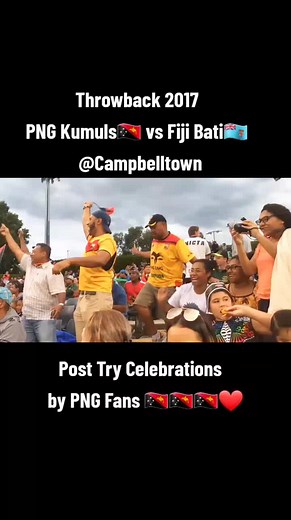 Post Try Celebrations by PNG Fans