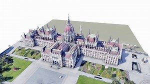 Hungarian Parliament Building,map,scan - 3D model by SENSIET (@asensio)