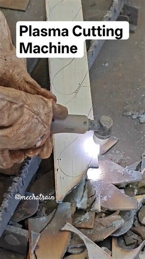 Plasma Cutting Machine #plasma #machining #mechanicalengineering #plasmagun #workshop #railway