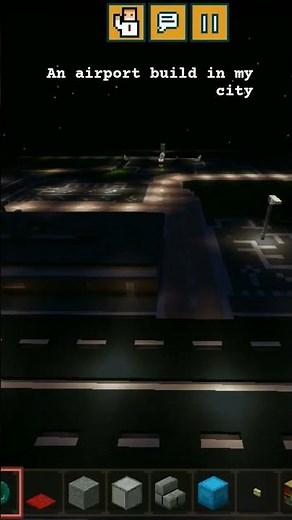a small airport build #minecraft