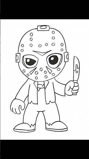 How to Draw Jason Voorhees