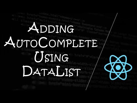 Adding dynamic auto complete to an Input with Datalist in React
