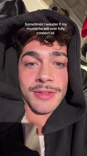 Maybe 1 day | mustache