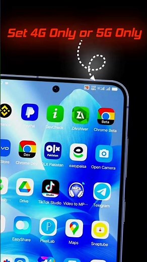 How to Set 4G LTE / 5G Only In Mobile ? Force 4G Only in Mobile #shorts #4g #5g