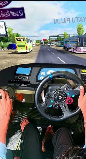 Bus Driver Parking at Busy TerminalsEurotruck Simulator2 tamil bus game #shorts #bu