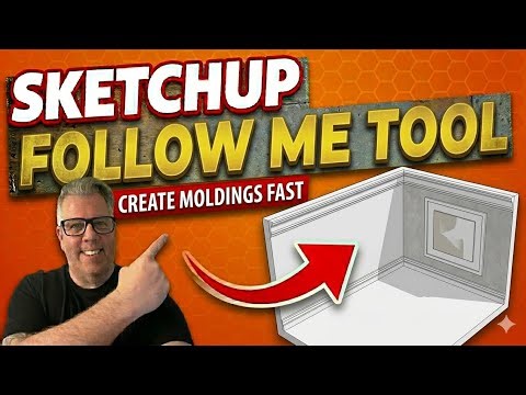 How to Use the Follow Me Tool in SketchUp — Create Moldings & Frames