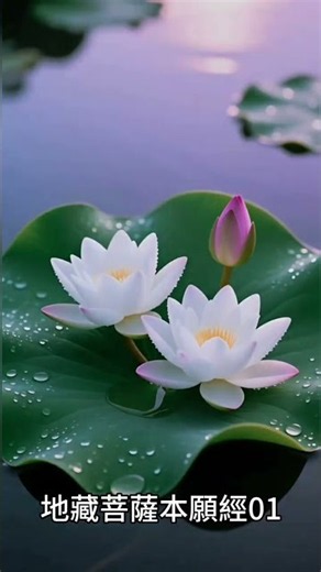 《每日讀經》地藏菩薩本願經 01 #正知正見 #般若智慧 #菩提願行 #離苦得樂 #佛法經典